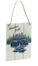 Holzschild T2, Motiv "Adventure Awaits"